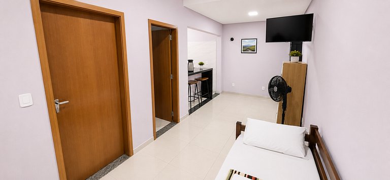 Loft 2 Frente ao Parque Ecológico até 6 Pessoas
