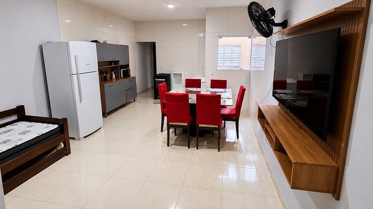 Casa Superior 2 Quartos até 12 Pessoas