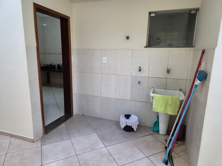 Casa com 2 quartos e ar-condicionado