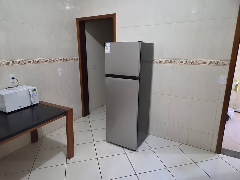 Casa com 2 quartos e ar-condicionado