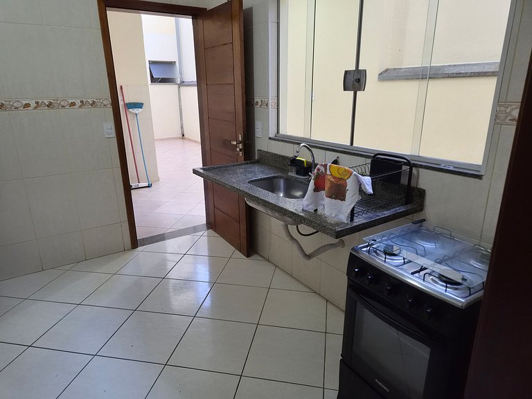 Casa com 2 quartos e ar-condicionado