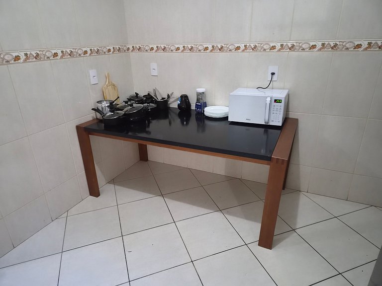 Casa com 2 quartos e ar-condicionado