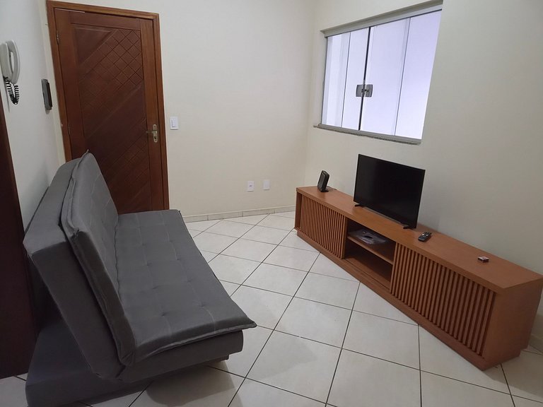 Casa com 2 quartos e ar-condicionado